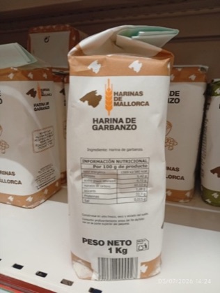 Envase del producto afectado por la alerta ES2026/431
