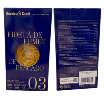 Envase del producto afectado por la alerta ES2026/088